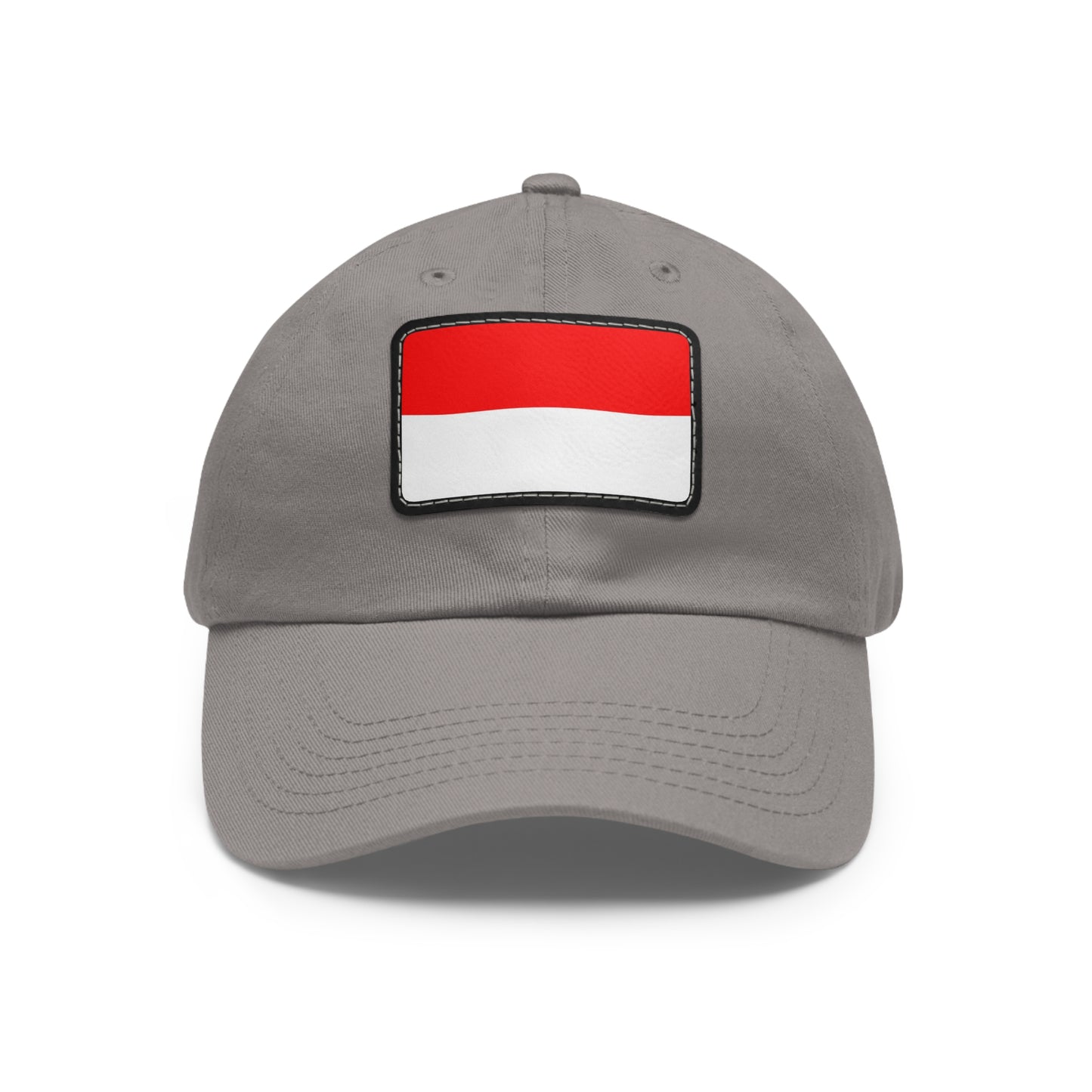 Flag Village Indonesia Flag Hat Cap with Leather Patch