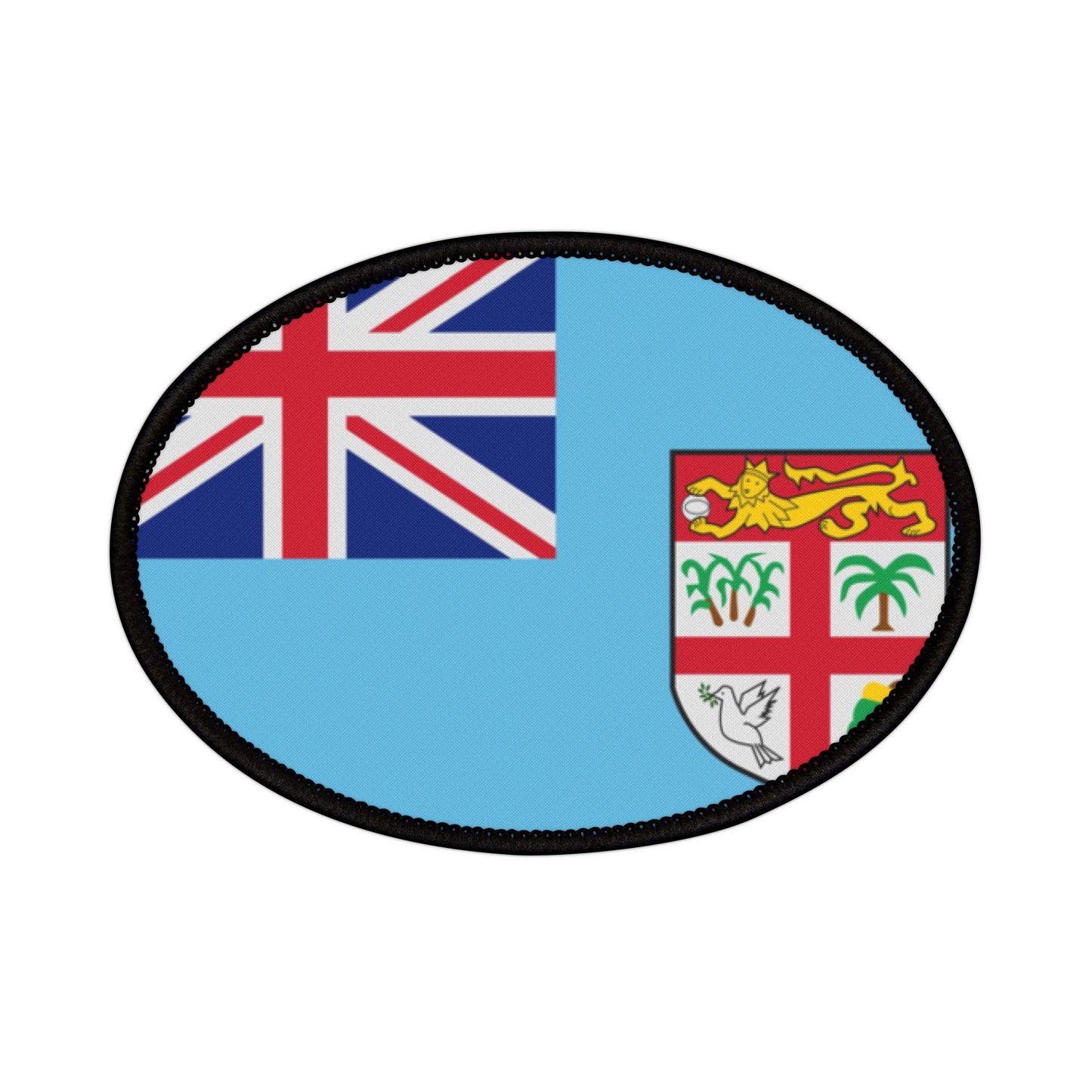 Flag Village Fiji Flag Embroidery Iron-On Patches