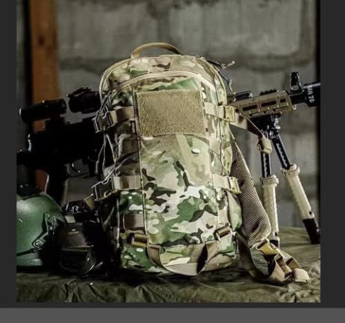 Flag Village Tactical Backpack Men Military Assault Pack Outdoor Hiking Rucksack