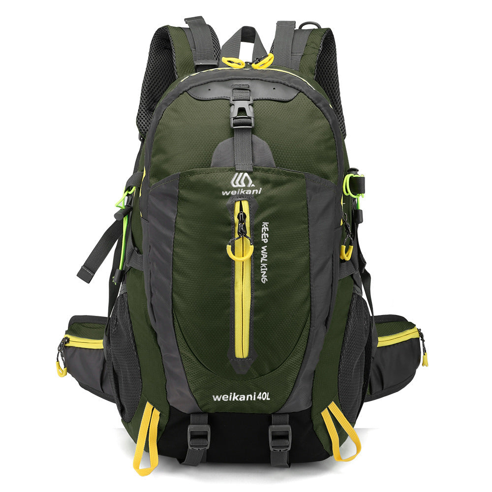 Flag Village New Outdoor Sports Backpack 40L Hiking Backpack Hiking Cross-country Package Hiking Backpack