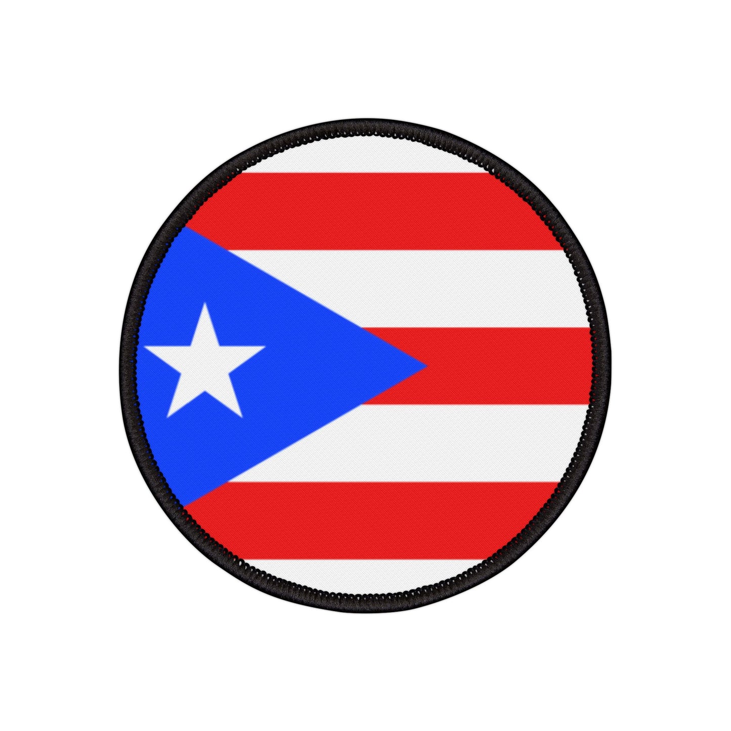 Flag Village Puerto Rico State Flag Embroidery Iron-On Patches