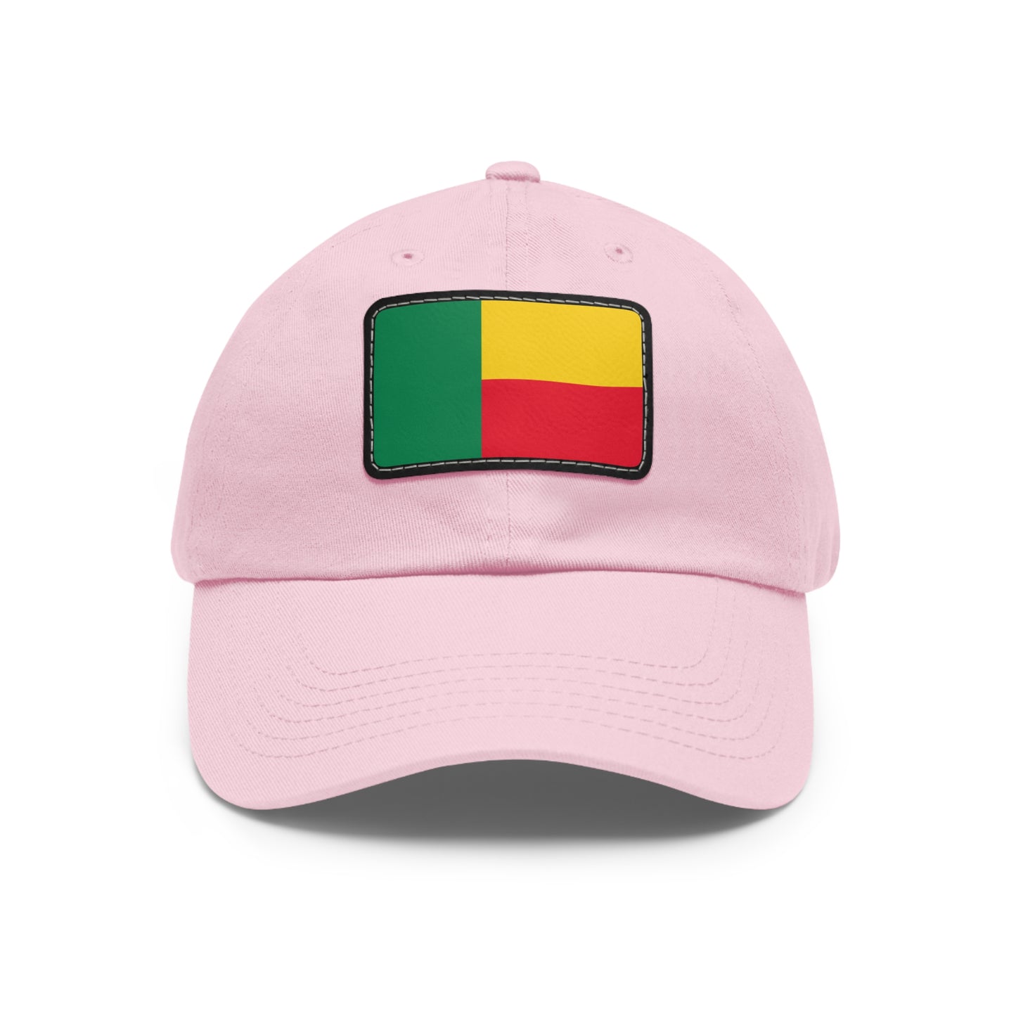 Flag Village Benin Flag Hat Cap with Leather Patch
