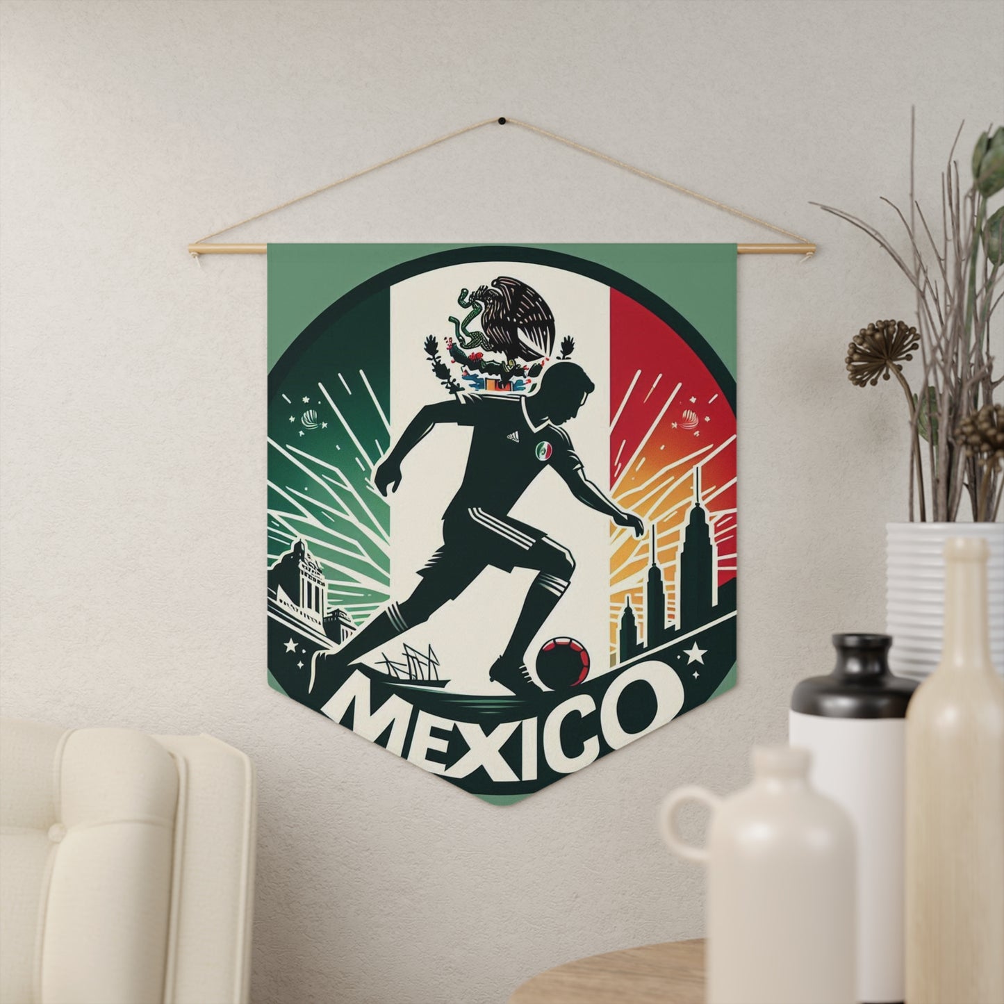 Flag Village MEXICO Flag Pennant Sporting Home Wall decoration MEX0002