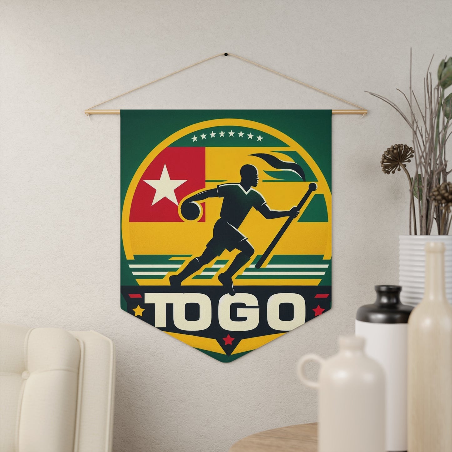 Flag Village Togo Flag Pennant Sporting Home Wall decoration TGO0001