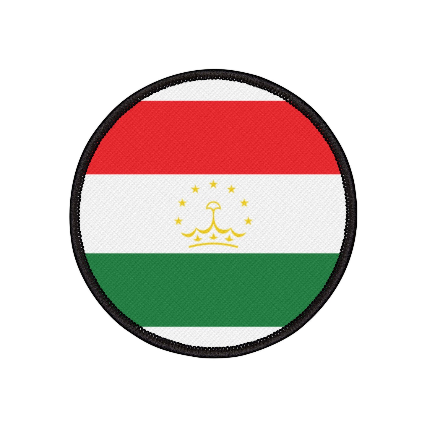 Flag Village Tajikistan Flag Embroidery Iron-On Patches