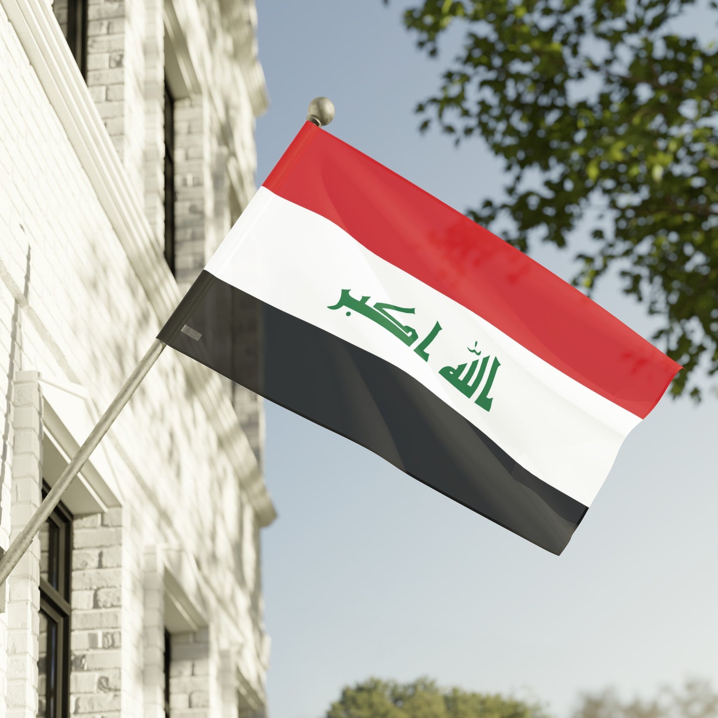 Flag Village Iraq Flag 18" x 12" / 36" x 24" / 60" x 36"