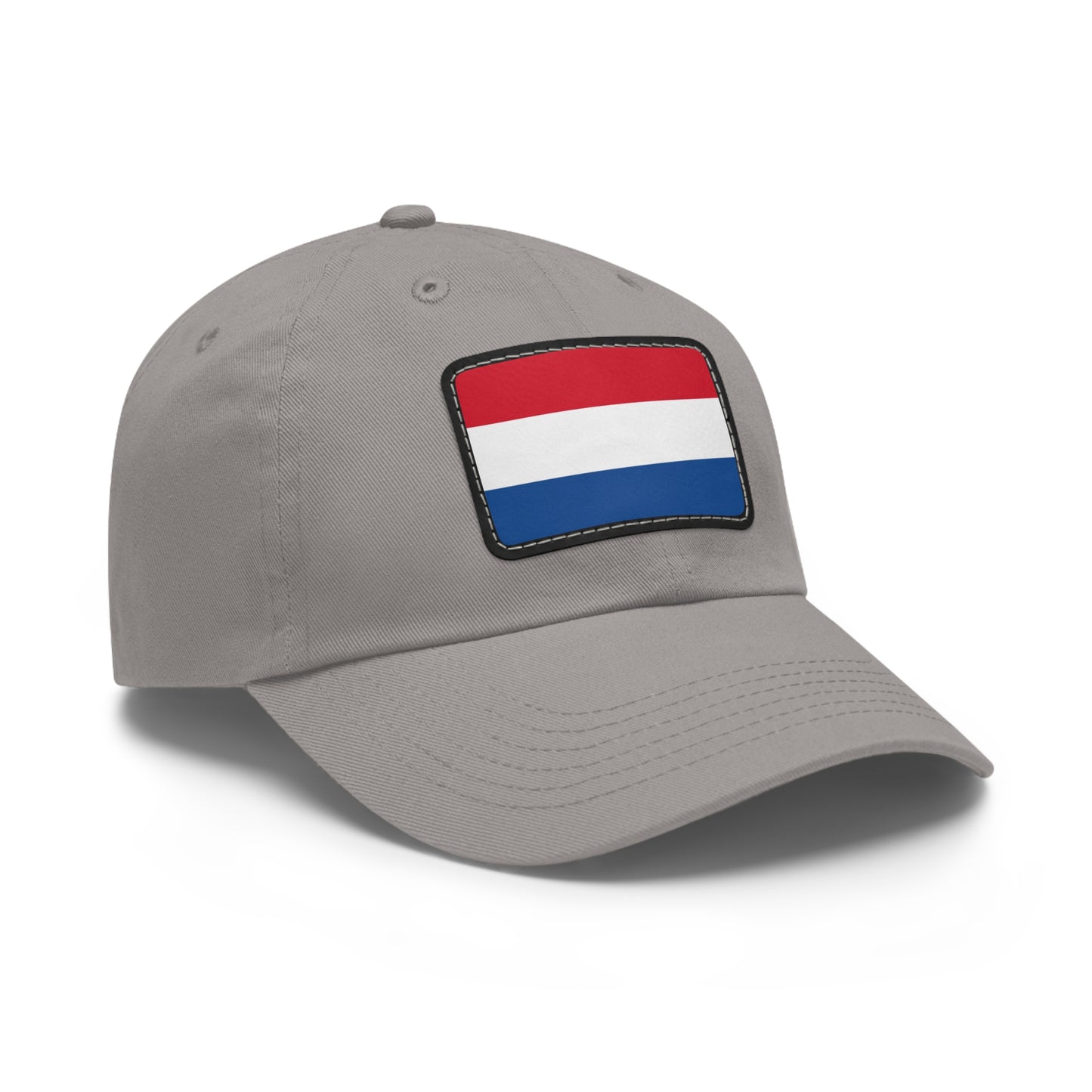 Flag Village Netherlands Flag Hat Cap with Leather Patch