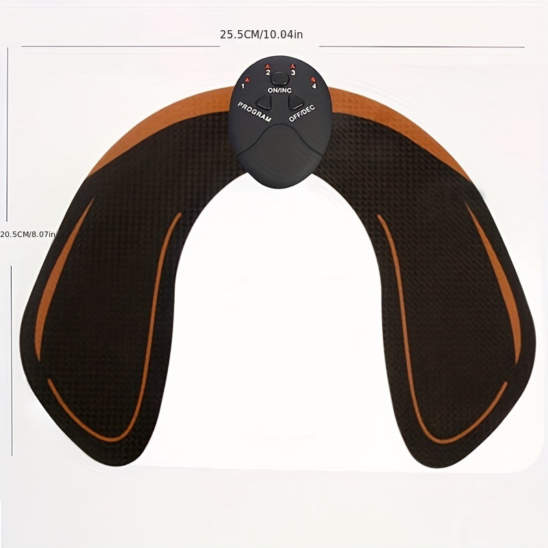 Flag Village Hip Trainer, Buttock Lift Massage Device Smart Fitness Exercise Gear Home Office, Portable U-Shape Butt Lifting Workout Equipment Gifts For Women