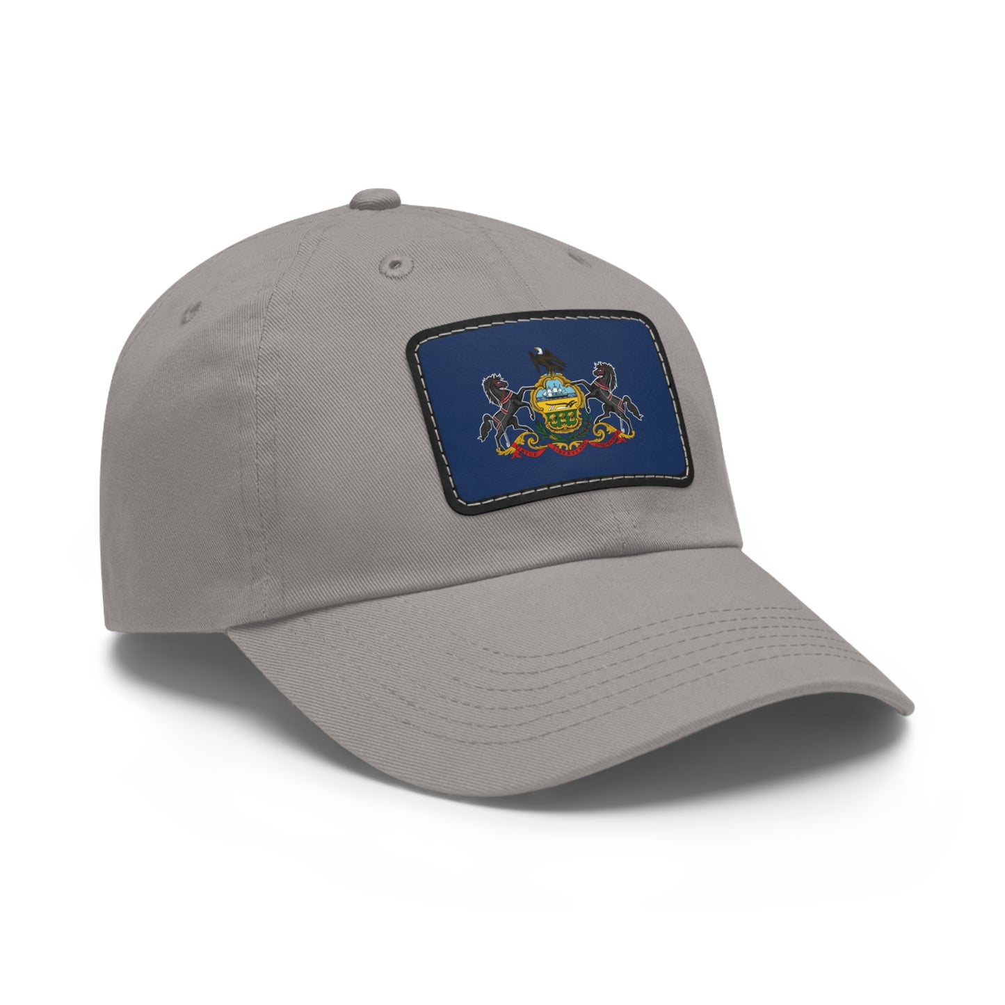 Flag Village USA Pennsylvania State Flag Hat Cap with Leather Patch