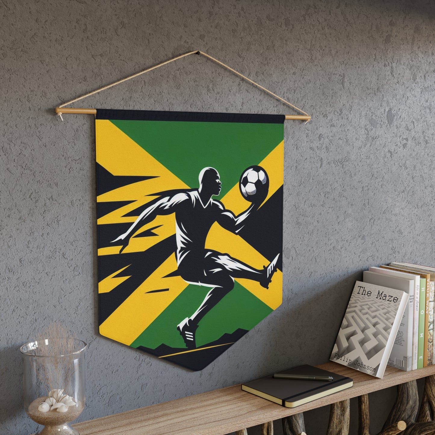 Flag Village JAMAICA Flag Pennant Sporting Home Wall decoration JAM0002