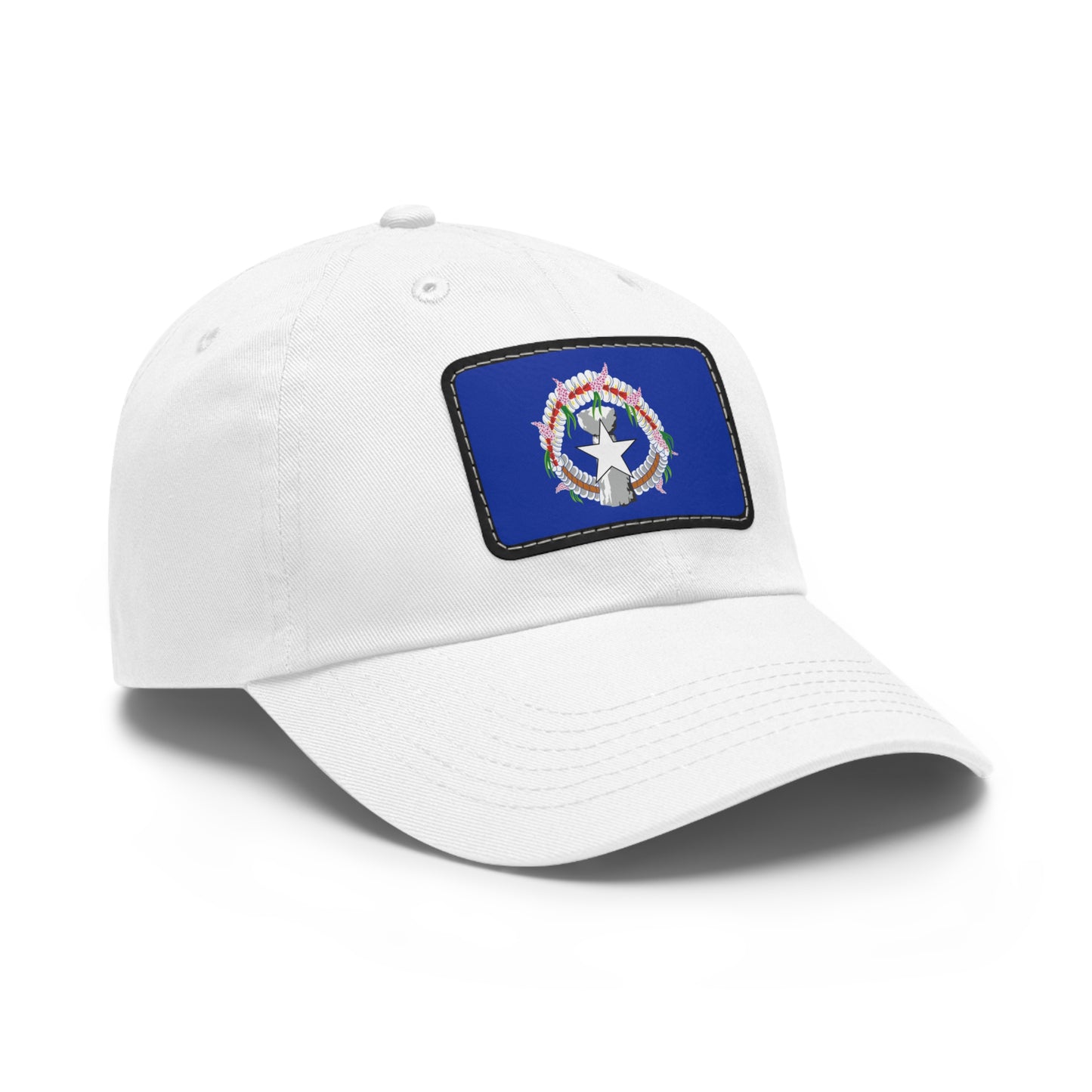 Flag Village USA Northern Mariana Islands State Flag Hat Cap with Leather Patch