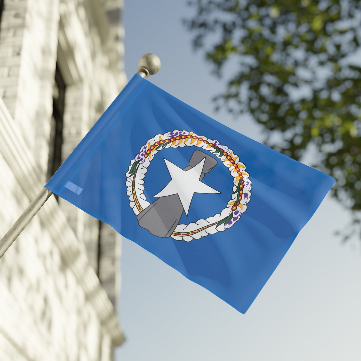 Flag Village Northern Mariana Islands Flag 18" x 12" / 36" x 24" / 60" x 36"
