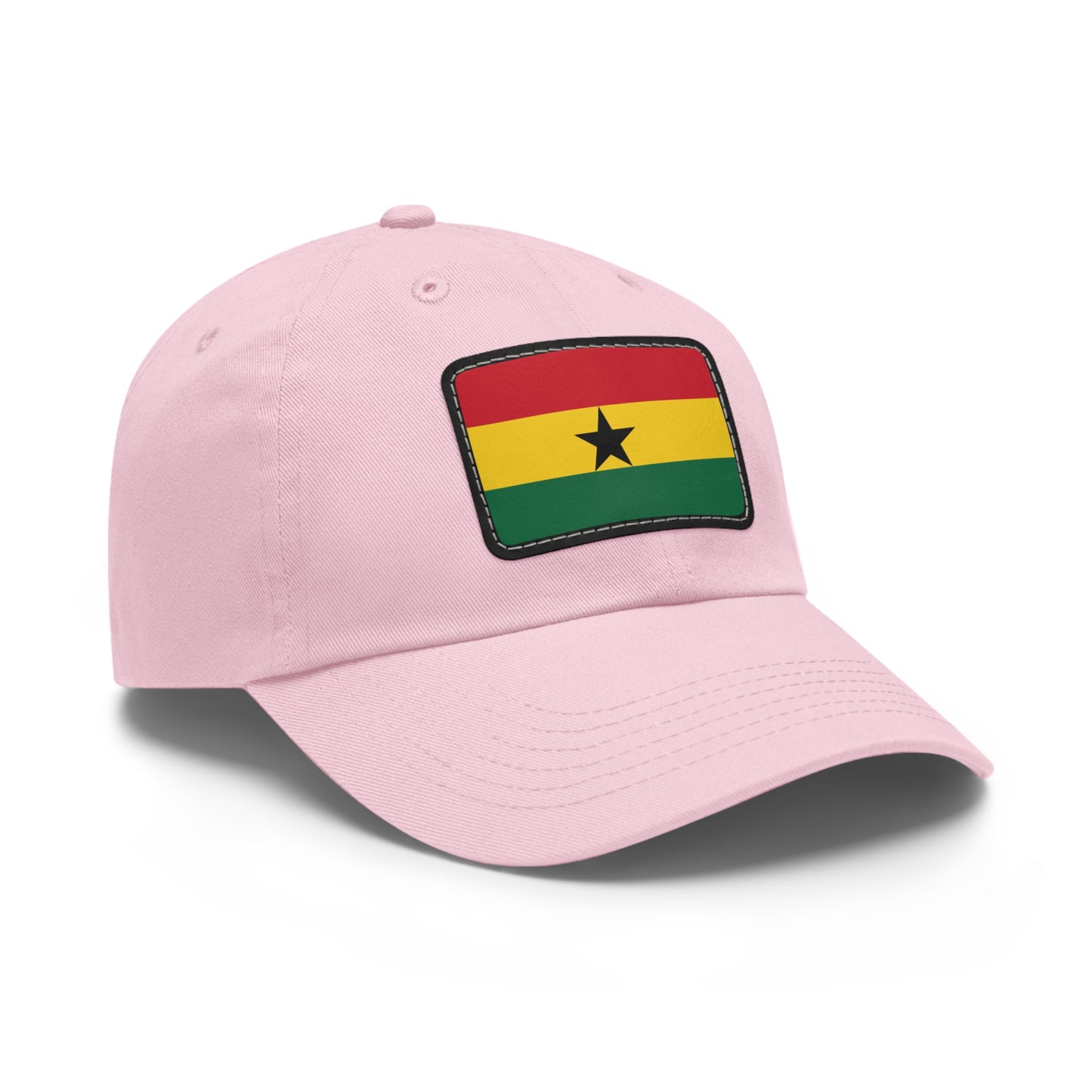 Flag Village Ghana Flag Hat Cap with Leather Patch