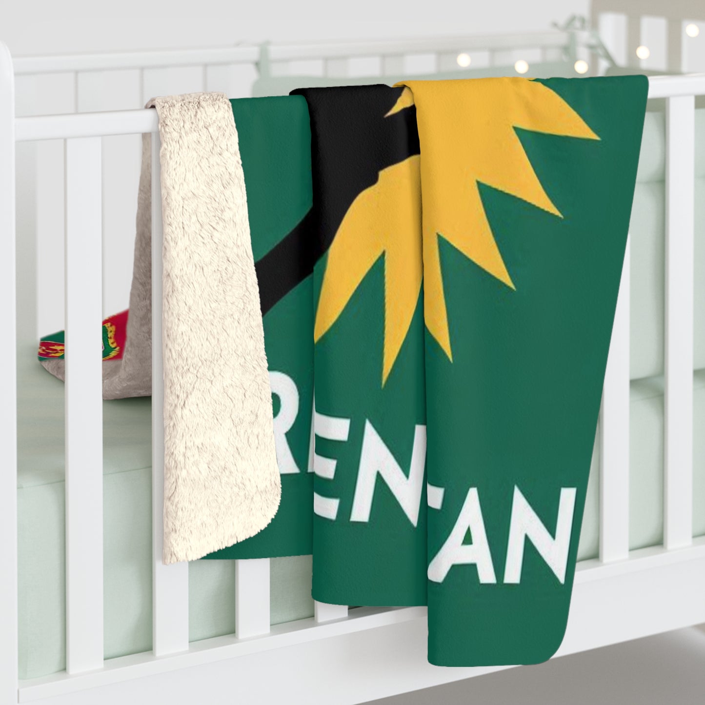 Flag Village Turkmenistan Sporting Flag Sherpa Fleece Blanket TKM0003