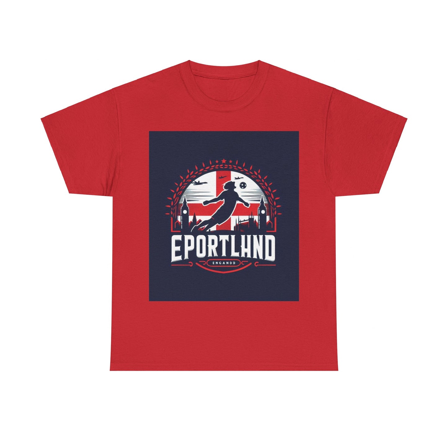 Flag Village England Sporting Flag T-SHIRT Heavy Cotton Tee GBR0003