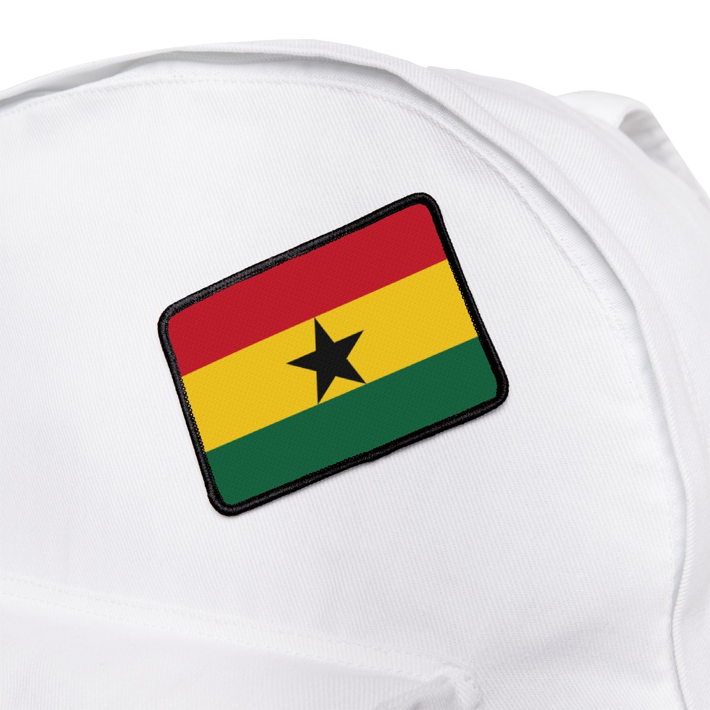 Flag Village Ghana Flag Embroidery Iron-On Patches