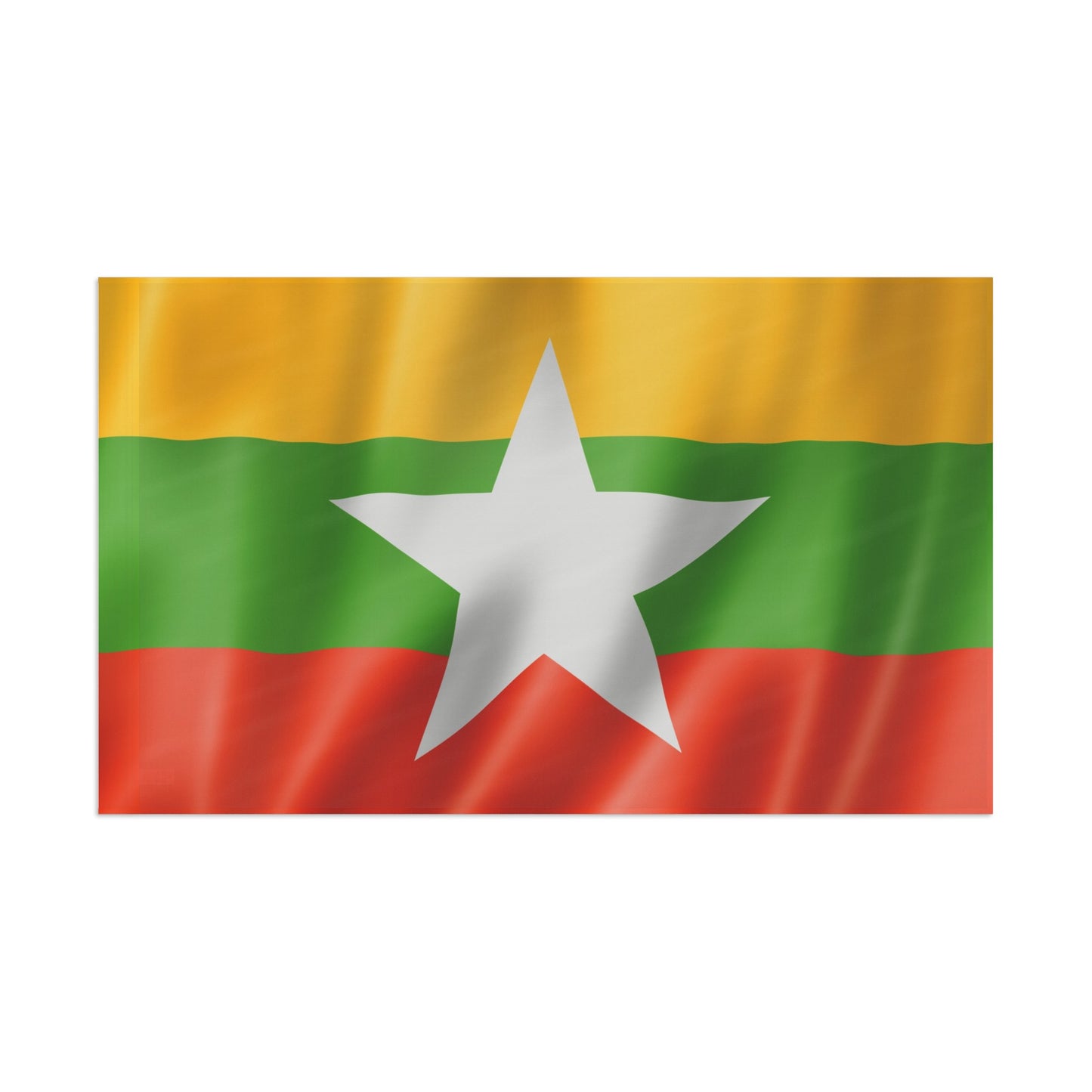 Flag Village Myanmar Flag 18" x 12" / 36" x 24" / 60" x 36"