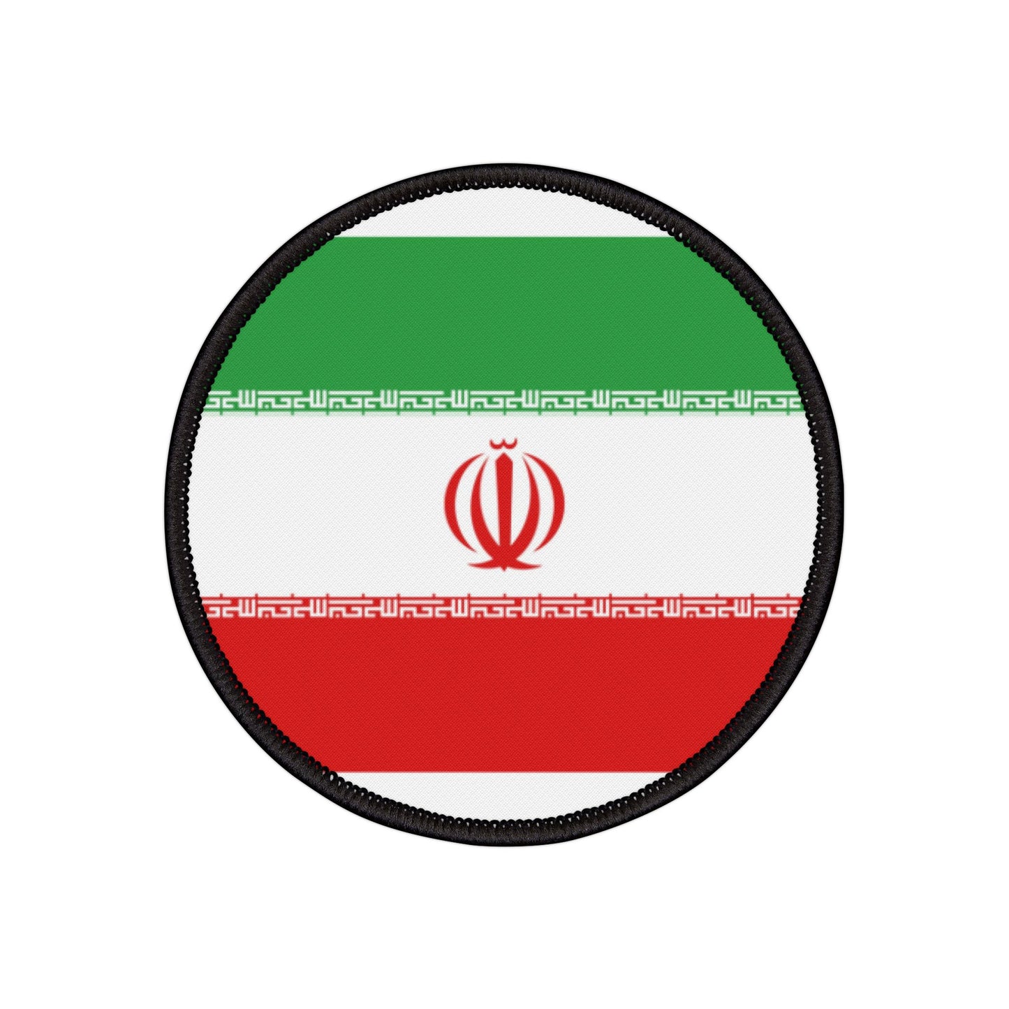 Flag Village Iran Flag Embroidery Iron-On Patches
