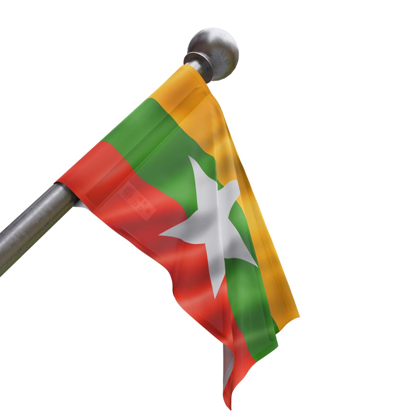 Flag Village Myanmar Flag 18" x 12" / 36" x 24" / 60" x 36"
