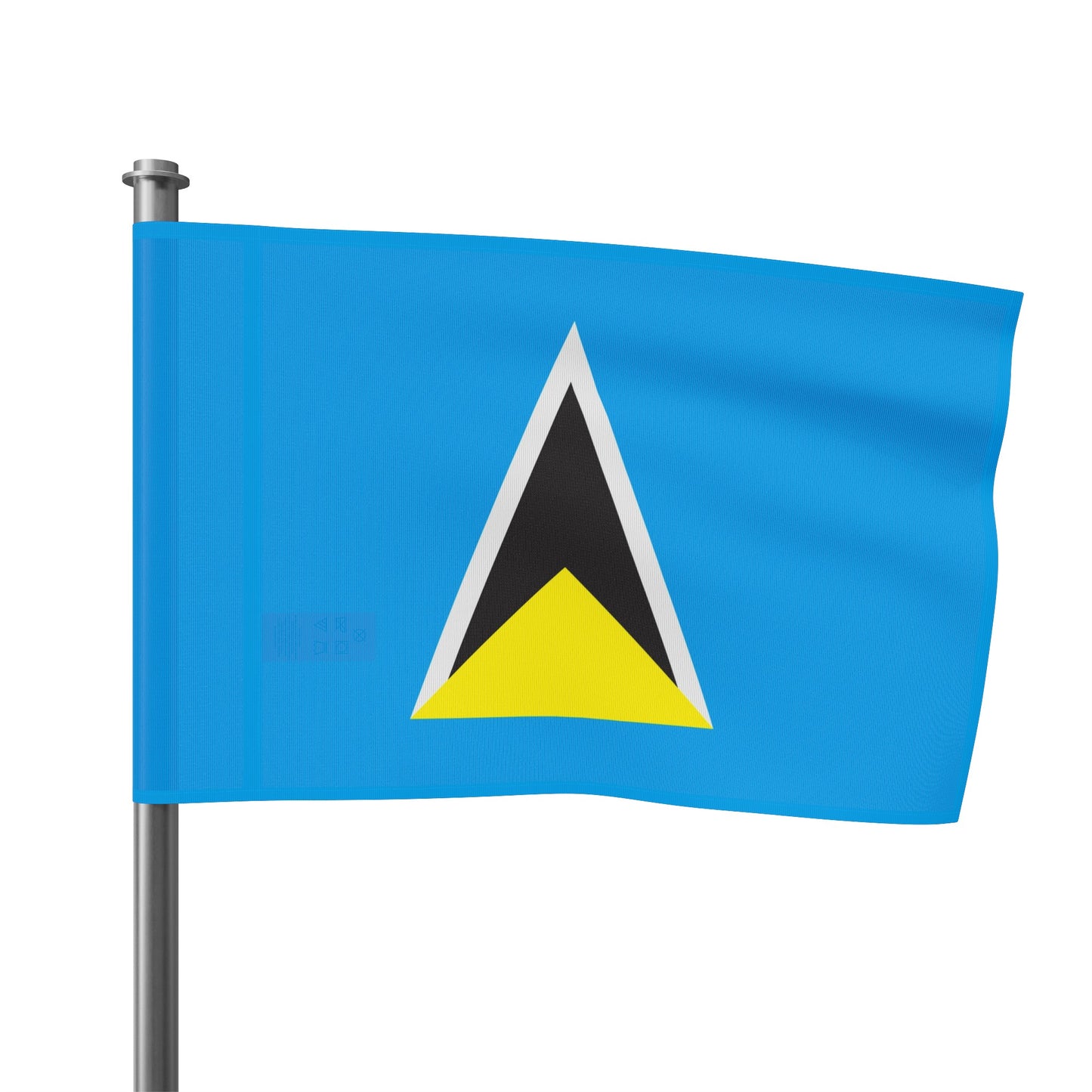 Flag Village Saint Lucia Flag 18" x 12" / 36" x 24" / 60" x 36"