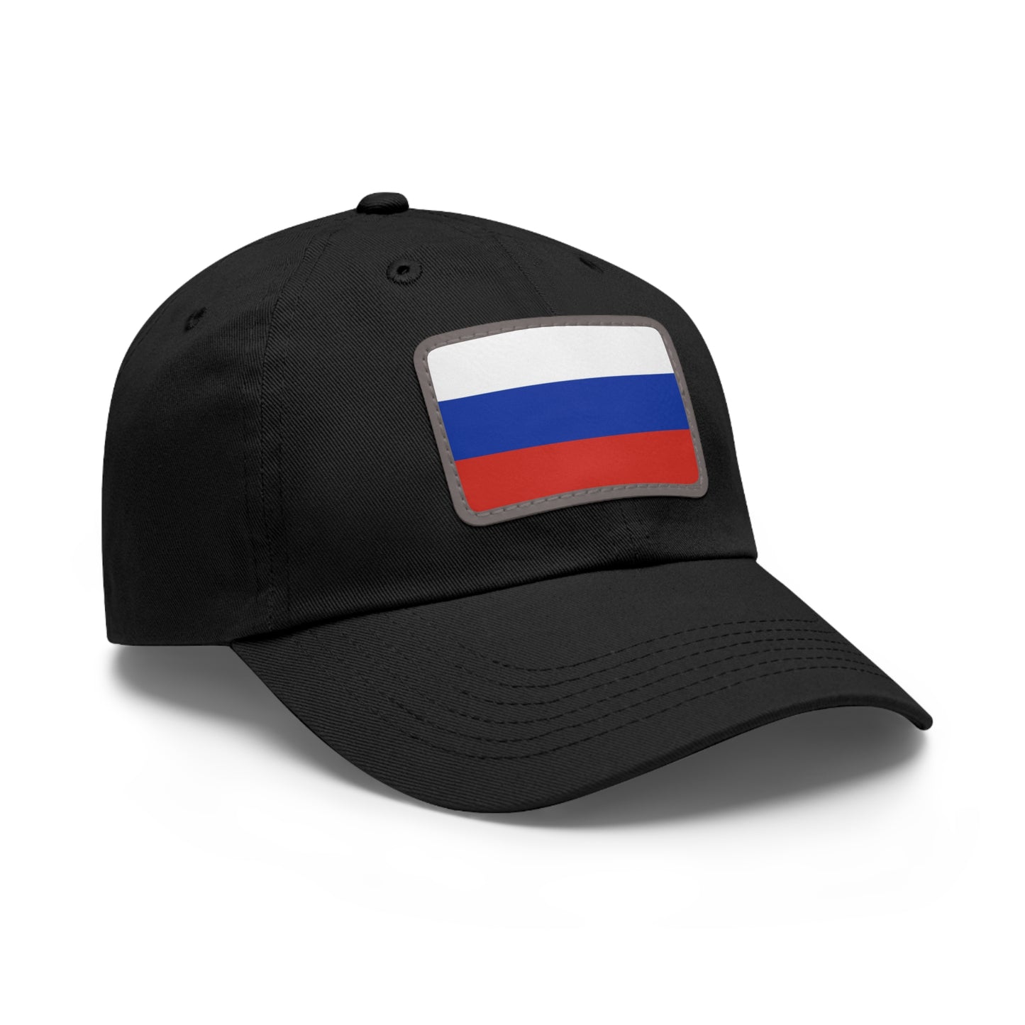 Flag Village Russia Flag Hat Cap with Leather Patch