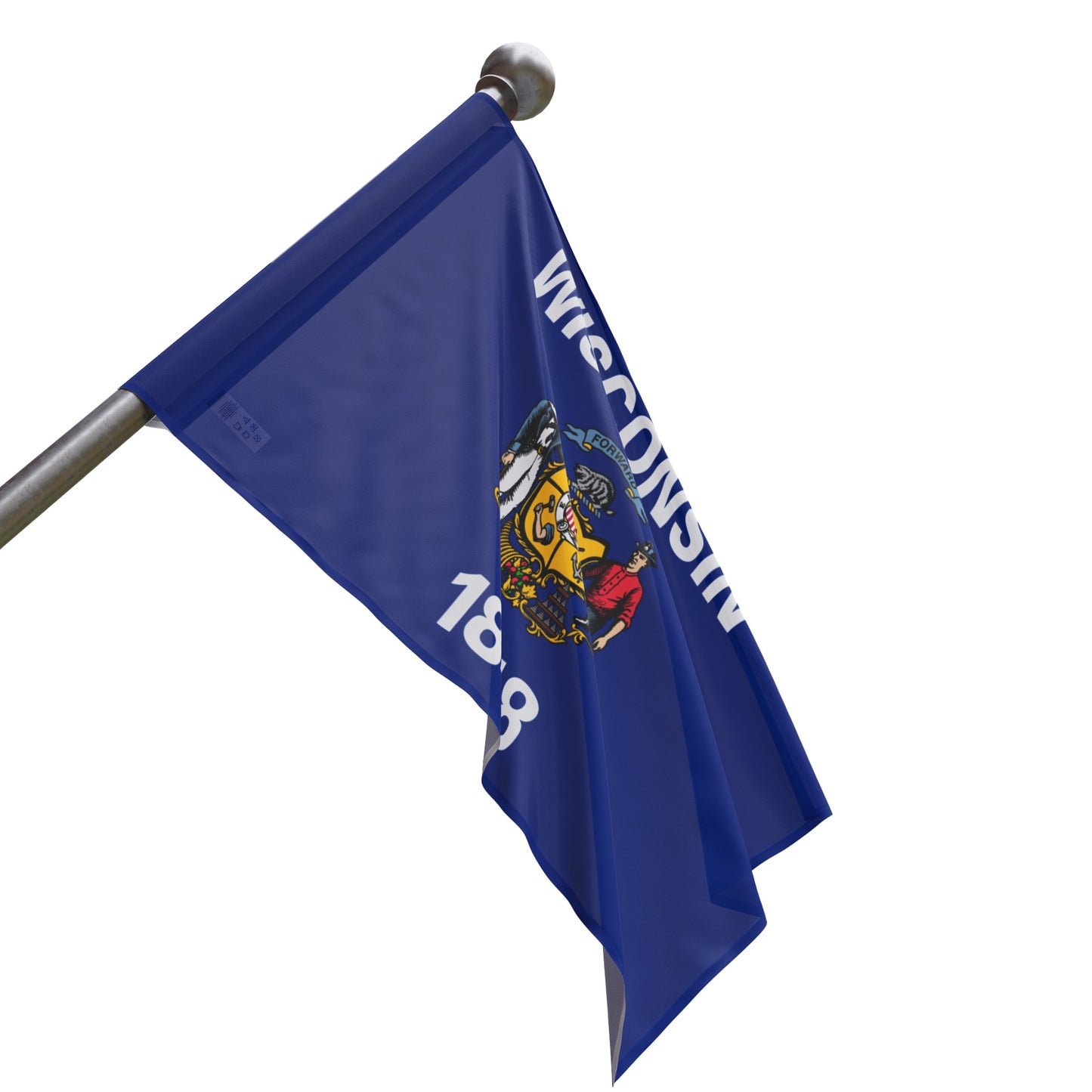 Flag Village USA Wisconsin State Flag 18" x 12" / 36" x 24" / 60" x 36"