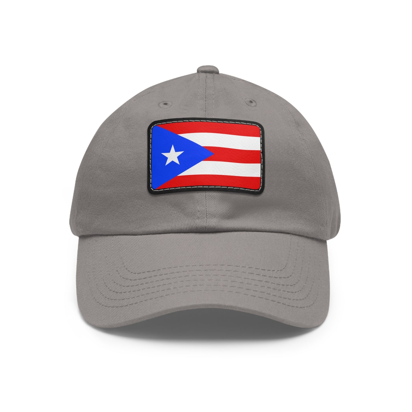 Flag Village USA Puerto Rico State Flag Hat Cap with Leather Patch