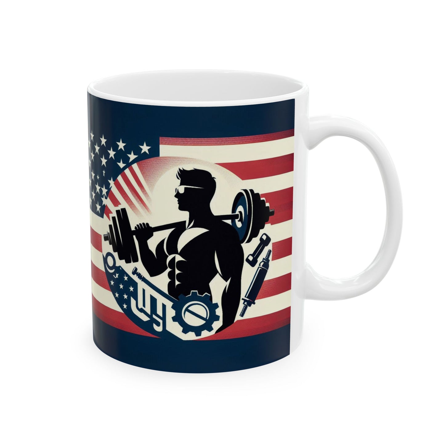 Flag Village United States Sporting Flag Ceramic Coffee Mug 11oz USA0009