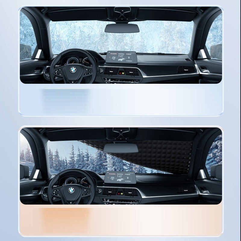 Flag Village Auto Tools Thickened Winter Car Snow Shield Front Windshield Cover