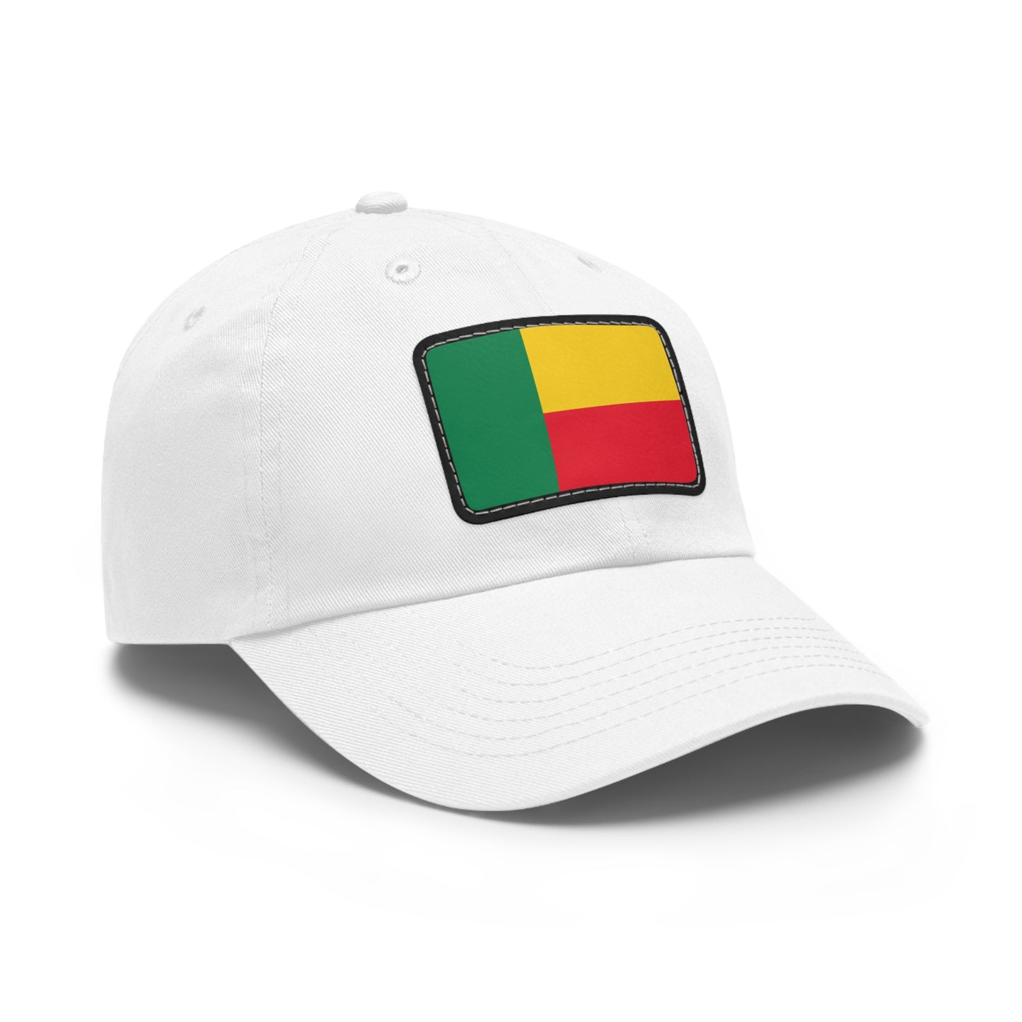 Flag Village Benin Flag Hat Cap with Leather Patch
