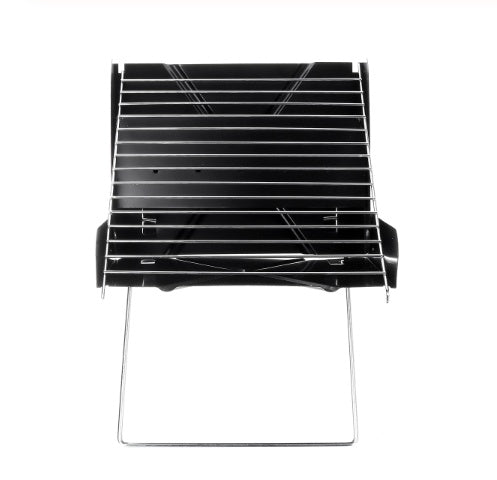 Flag Village BBQ Grill Folding Stainless Steel Portable Small Barbecue Grill Tool BBQ Outdoor Camping Charcoal Furnace BBQ Grills Accessories