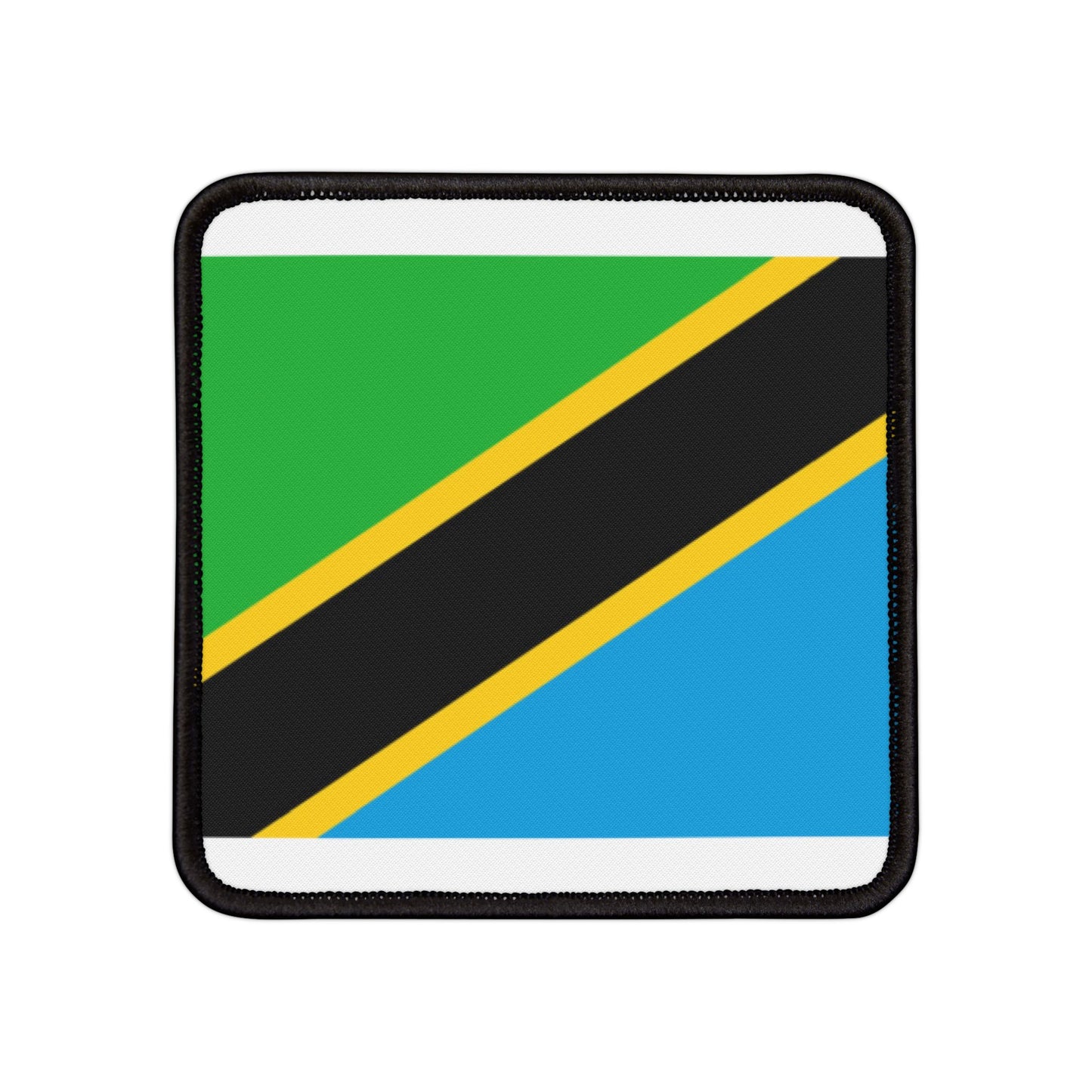 Flag Village Tanzania Flag Embroidery Iron-On Patches