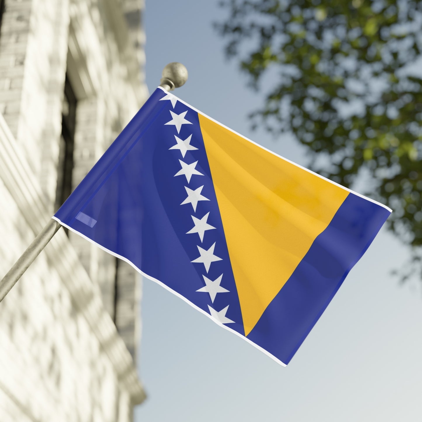 Flag Village Bosnia And Herzegovina Flag 18" x 12" / 36" x 24" / 60" x 36"