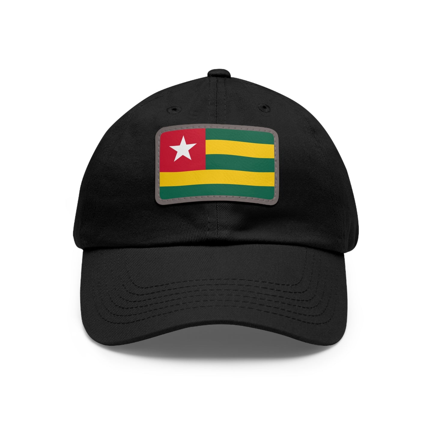Flag Village Togo Flag Hat Cap with Leather Patch