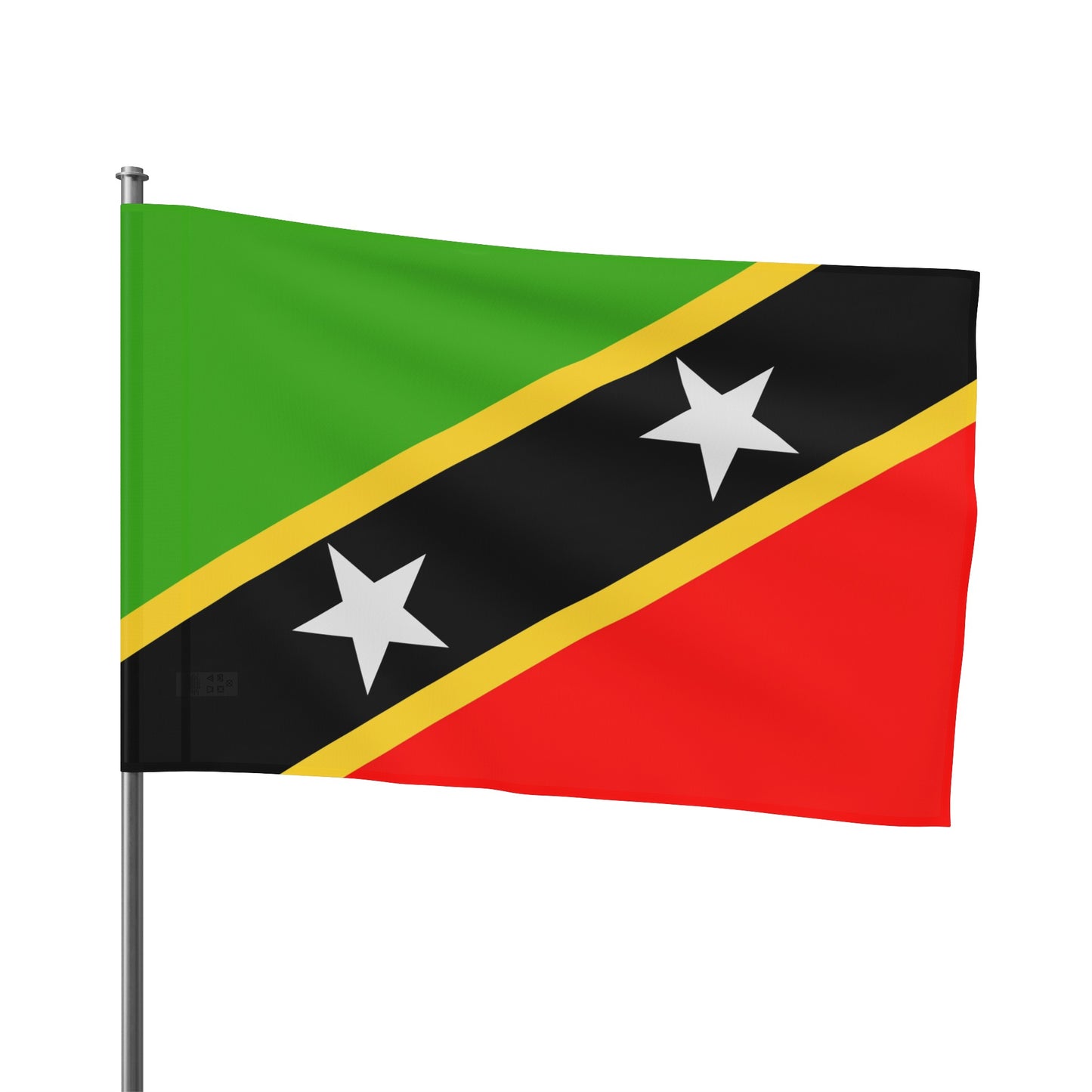 Flag Village Saint Kitts And Nevis Flag 18" x 12" / 36" x 24" / 60" x 36"