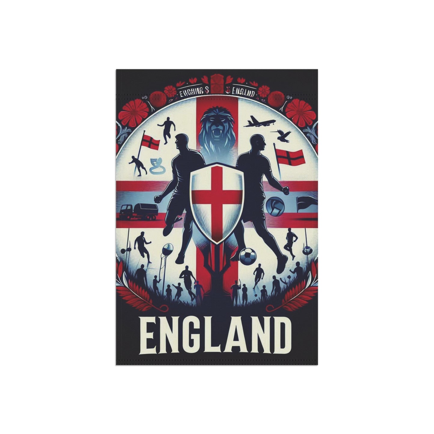 Flag Village ENGLAND Flag Sporting Garden & House Banner GBR0008