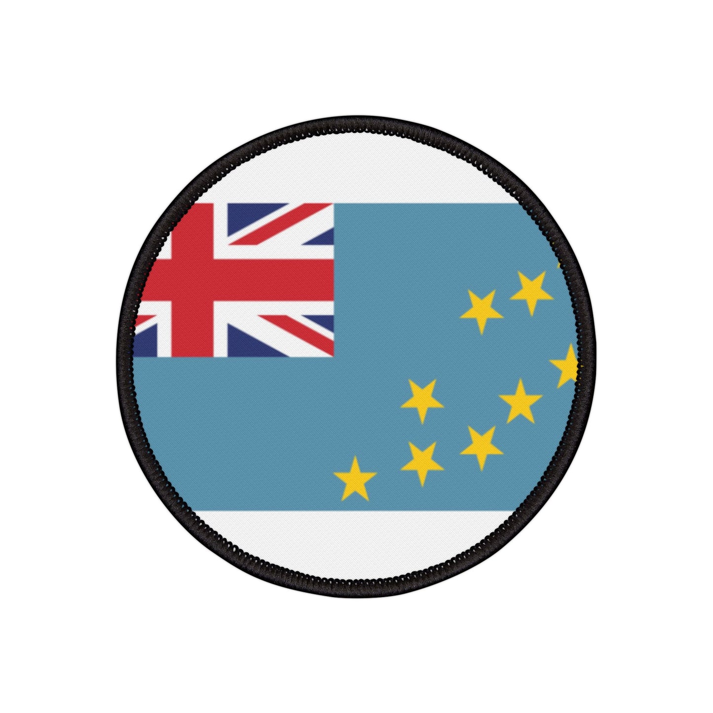 Flag Village Tuvalu Flag Embroidery Iron-On Patches