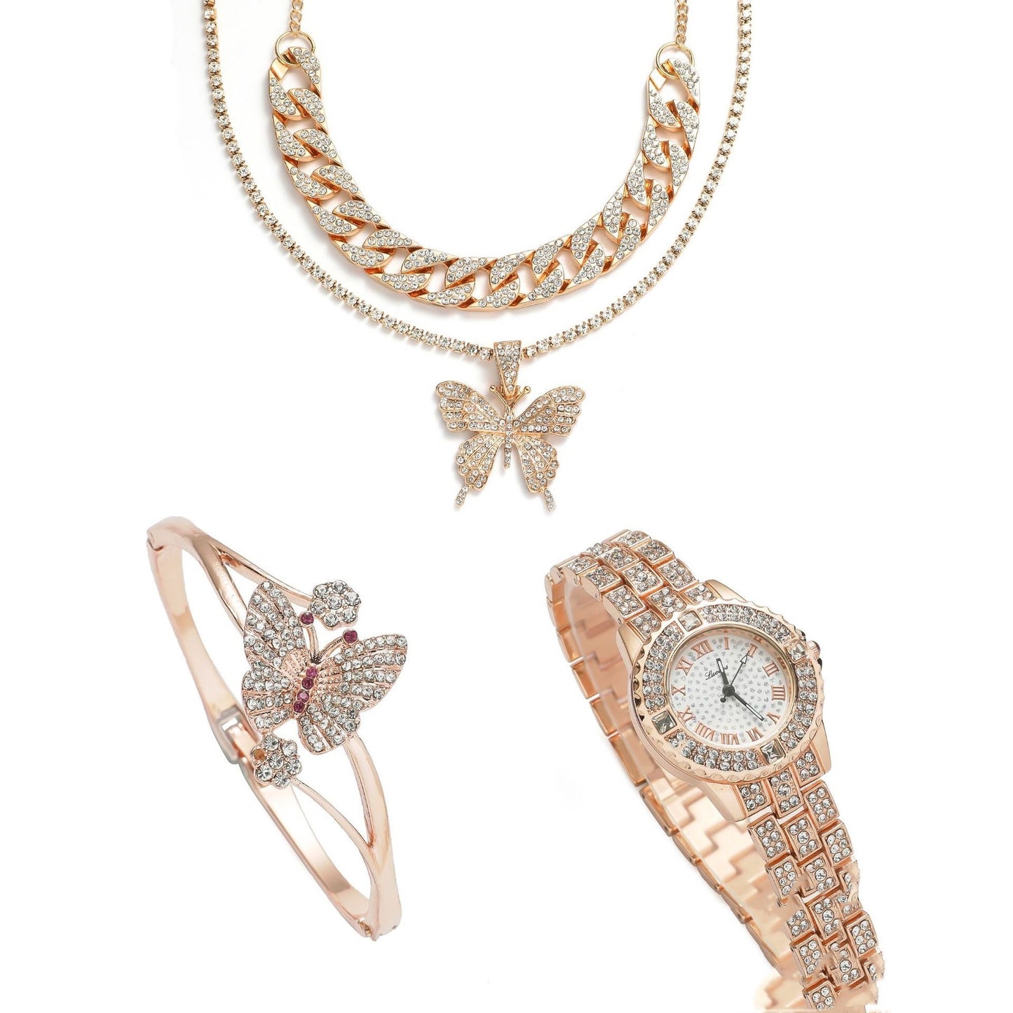 Flag Village Three-Piece Gift Box Quartz Watch