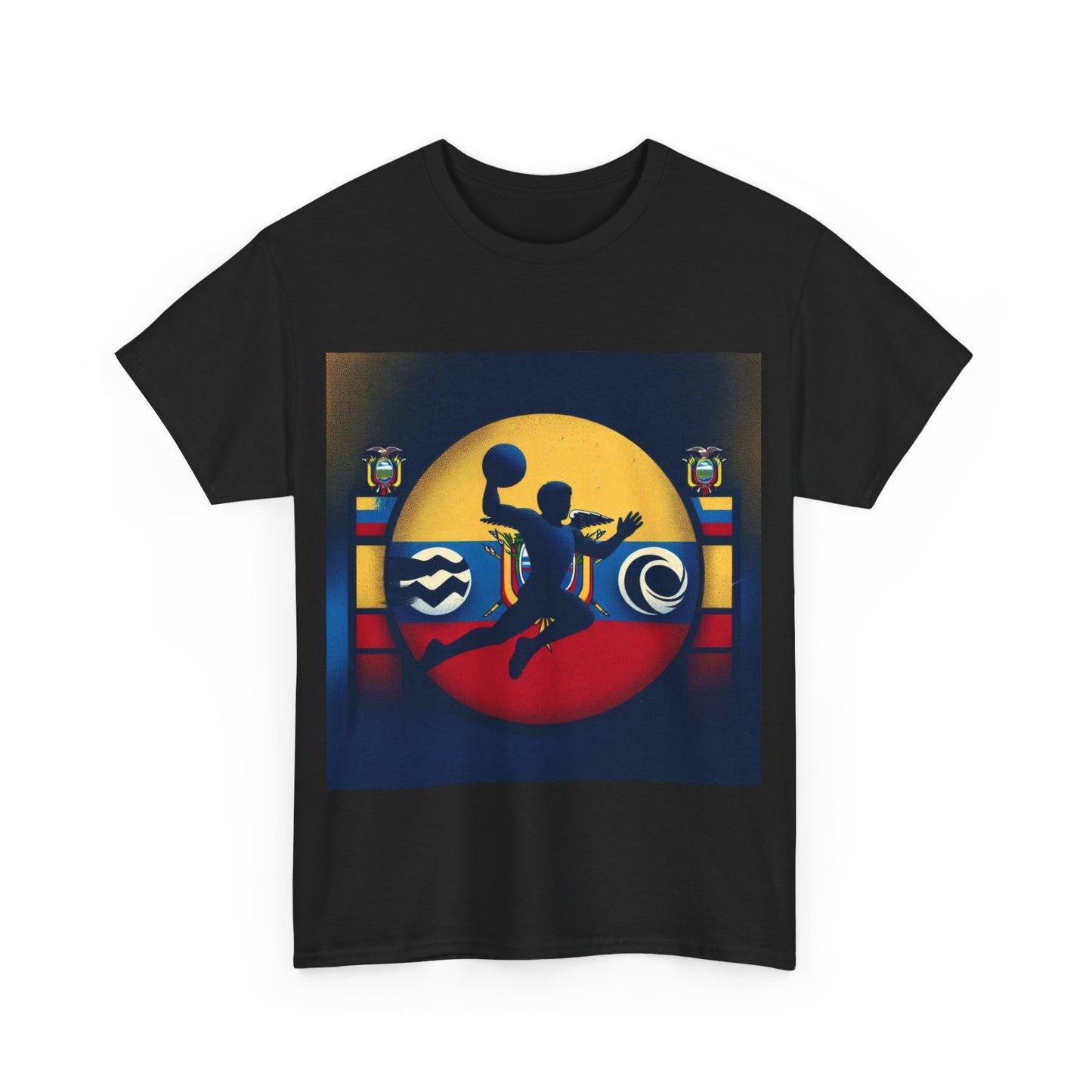 Flag Village Ecuador Sporting Flag T-SHIRT Heavy Cotton Tee ECU0005