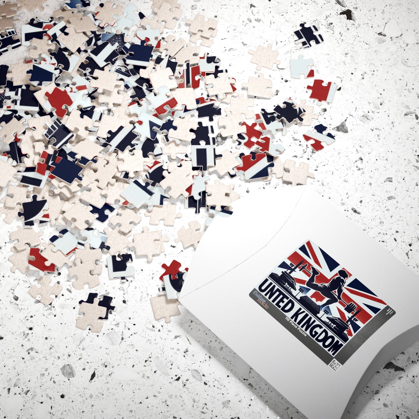 Flag Village United Kingdom Sporting Flag Puzzle (110, 252, 520, 1014-piece) UK0014