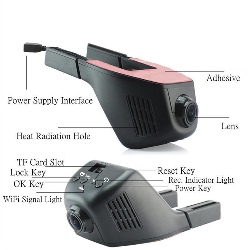 Flag Village Auto Tools HD 1080P WIFI DVR Dash Cam Night Vision