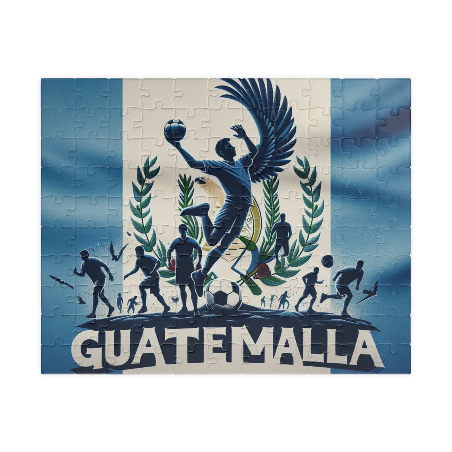 Flag Village Guatemala Sporting Flag Puzzle (110, 252, 520, 1014-piece) GTM0006