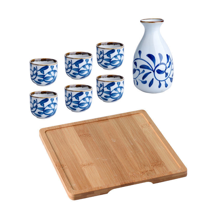 Flag Village Pure Color Wine Gift Box Set Ceramic Gift