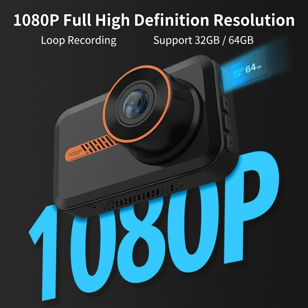 Flag Village Auto Tools Dash Cam Front And Rear Car Camera Dual Dashcam 1080P FHD