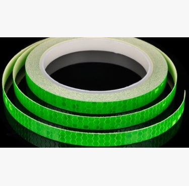 Flag Village Auto Tools Car and motorcycle bicycle reflective stickers mountain bike luminous stickers dead fly bicycle wheel body sticker