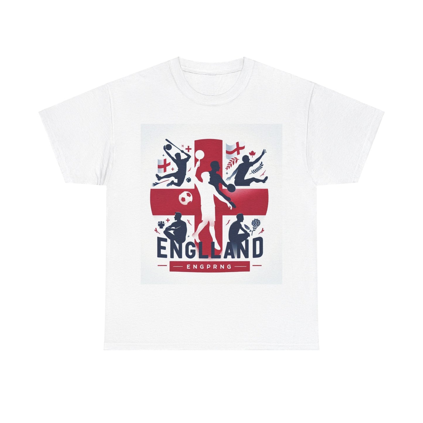 Flag Village England Sporting Flag T-SHIRT Heavy Cotton Tee GBR0009