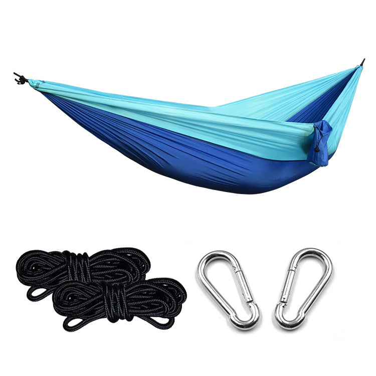 Flag Village Ultralight Outdoor Camping Nylon Hammock Sleep Swing Tree Bed Garden Furniture Hanging Double Hammock Chair Hangmat