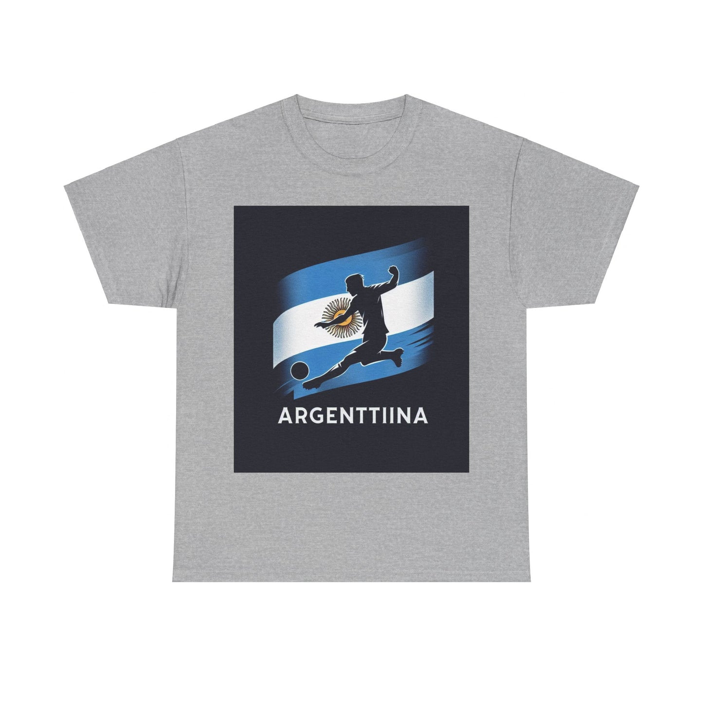 Flag Village Argentina Sporting Flag T-SHIRT Heavy Cotton Tee ARG0003