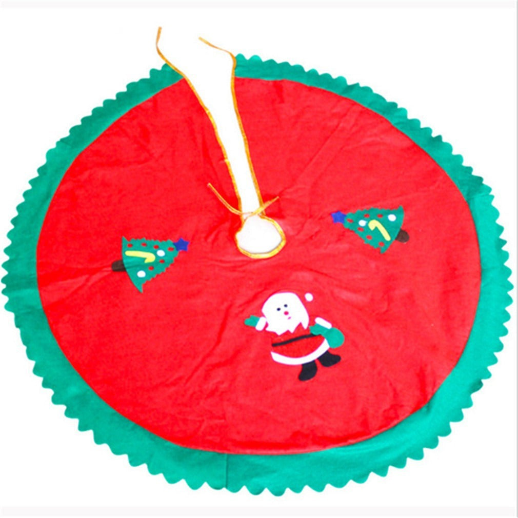 Flag Village Christmas tree skirt Christmas tree decorations Christmas gifts Christmas scene matching