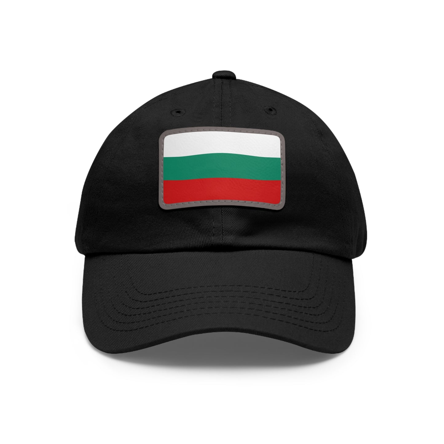 Flag Village Bulgaria Flag Hat Cap with Leather Patch